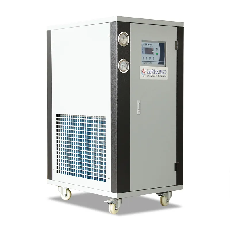 Fábrica Preço Barato Bebidas e Food Process Chiller 5.6KW Air-cooled Box Type scroll water chiller Chiller Industrial