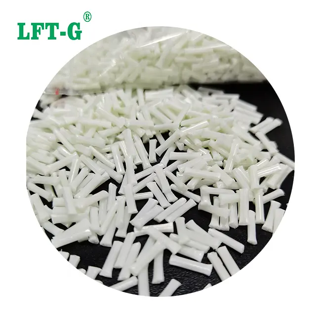 Xiamen LFT poliamid 66 PA doğal renk uzun cam elyaf takviye kompozit peletler