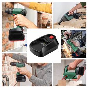 電動工具用バッテリーアダプターBOSB18C 18VBOSCHsBシリーズリチウム電池バッテリーCに変換コードレスドリルツール - Product Image 6