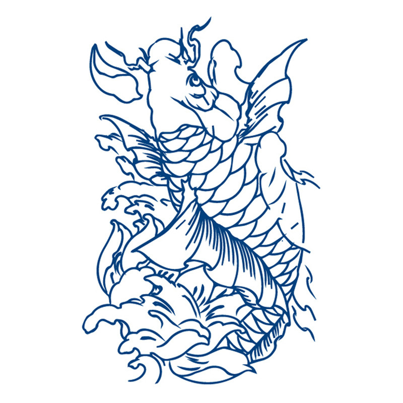 Saltando olas de Koi