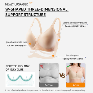 Sutiã de Amamentação sem Costura Sexy de Renda para Mães Sutiã Esportivo Roupa Íntima de Maternidade com Alça Ajustável Lingerie Plus Size em Promoção - Product Image 3