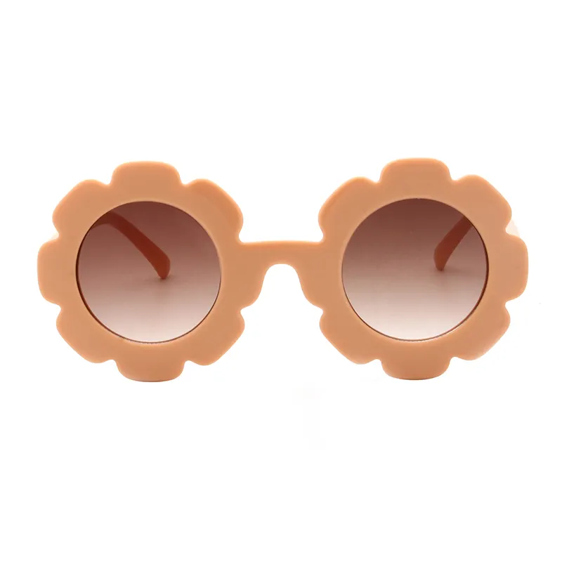 2024 occhiali da sole per bambini girasole Super moda simpatici ragazzi e ragazze retrò colorati per bambini occhiali da sole per bambini