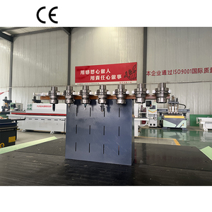 Enrutador CNC de 4 ejes con certificación CE, dispositivo giratorio, cabezal oscilante, multihusillo, máquina herramienta 3D para carpintería, mesa de vacío NC Studio Mach3 - Product Image 3