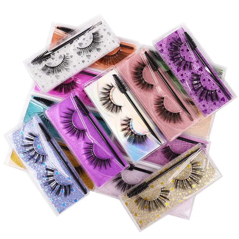 3D Silk Faux Mink Fake Cao Cấp Tổng Hợp Lông Mi Giả Bán Buôn Khối Lượng Tự Nhiên Lashes Eye Nhà Sản Xuất