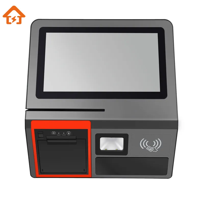 Machine Touch Self Service Screen Electronic Cashier Cash Register Pos Restaurant Billing 15 Inch Pro Complete Kassensysteme