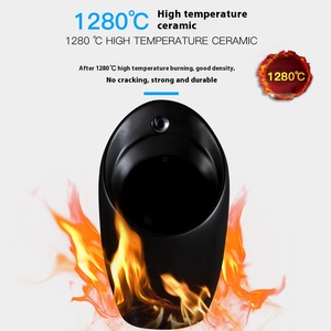 Bóng đen bán buôn hiện đại tự động-tuôn ra Wall Mount BồN TiểU lớn Gốm cảm biến BồN TiểU cho phòng tắm khách sạn và bệnh viện sử dụng - Product Image 5