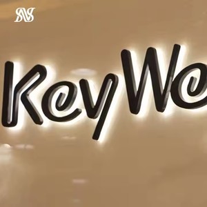 シンプルでファッショナブルなデザインエネルギー効率の良いバックライトサイン高輝度LED文字小売店屋外ビルボード - Product Image 2