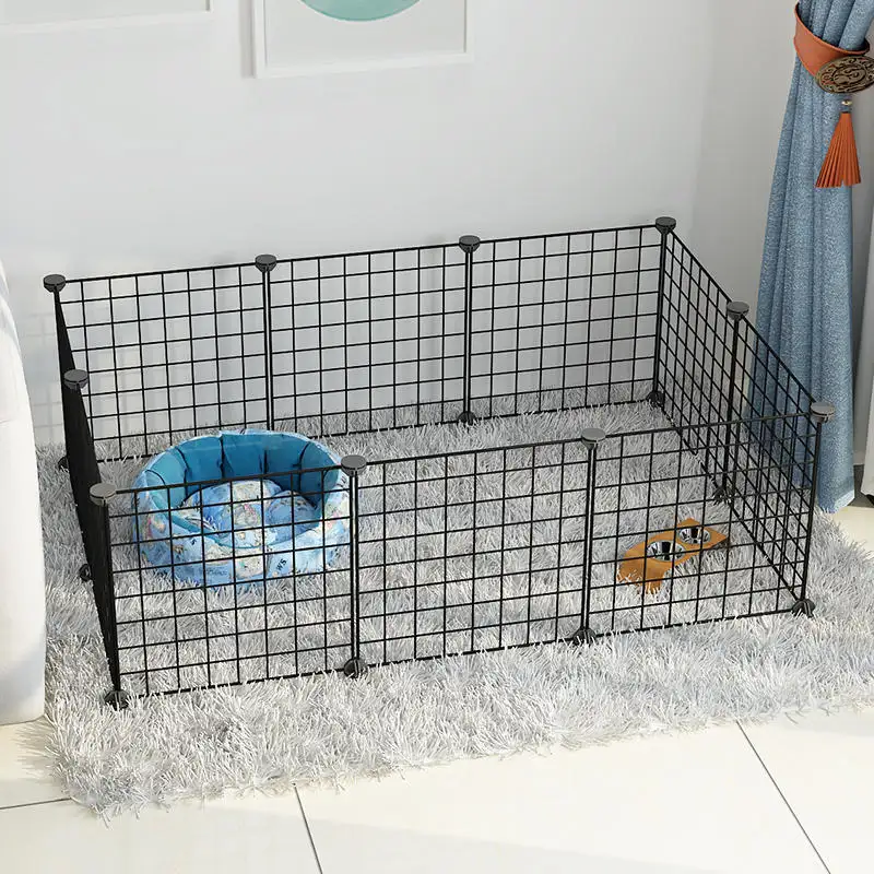 Metall Haustiere Tier gehäuse Panels Tragbare Haustiere Hunde zaun Indoor