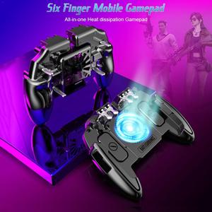 M10 M11 Six Finger Mobile Gamepad Game <strong>Controller</strong> for MEMO Mobile Phone Game Joystick with Heat Dissipation <strong>Function</strong> - Product Image 2