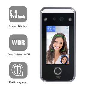 Cloud Software 4G SIM Zeiter fassung Wifi TCP/IP AI Gesichts erkennung Finger abdruck zugriffs kontrolle Zeiter fassung gerät - Product Image 5