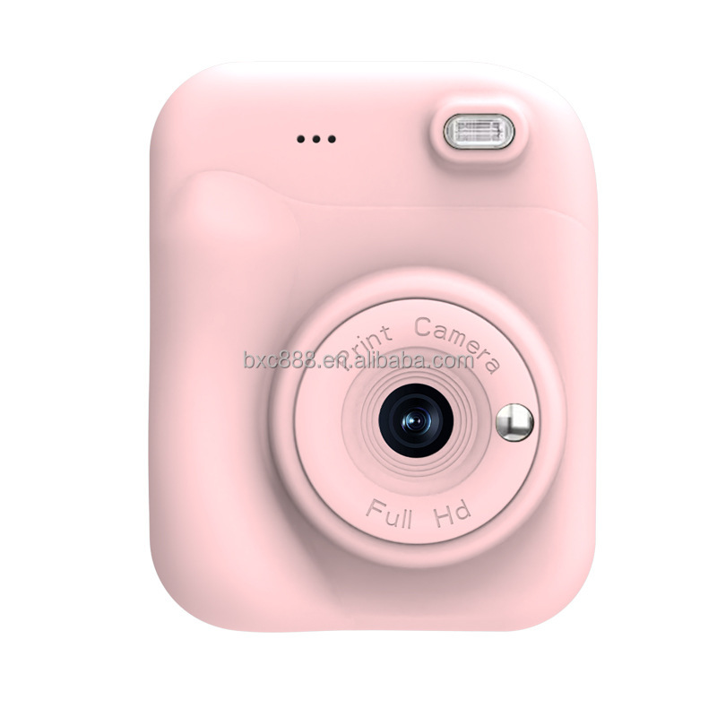 Appareil photo rose sans carte