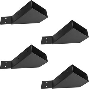Pergola Brace Angle Support Bracket with Drain Holes Fit for 2''x4'' Wood Posts Can <strong>Be</strong> Used for Gazebos Garages <strong>Patios</strong> - Product Image 1