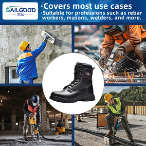 Hot Bán Chiến Thuật Khởi Động Da Không Thấm Nước Ngoài Trời Khởi Động Thoáng Khí Trọng Lượng Nhẹ An Toàn Giày Cho Nam Giới - Product Image 3