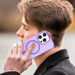 เคสโทรศัพท์แม่เหล็กผิวสัมผัสคุณภาพสูงระดับบางกันกระแทกสำหรับ iPhone 16 15 14 Pro - Product Image 4