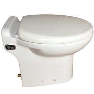 ベースにマセレーターが組み込まれたワンピースマセータートイレ、ホワイト - Product Image 1