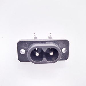 AC 250V 2.5A IEC320 C7 C8 Male Panel Mount Power Inlet <strong>Socket</strong> Plugs &amp; <strong>Sockets</strong> - Product Image 2