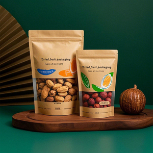 In kỹ thuật số Túi giấy <span class=keywords><strong>Kraft</strong></span> cấp thực phẩm thân thiện với môi trường không mùi dầu Tự hỗ trợ bao bì giấy <span class=keywords><strong>Kraft</strong></span> - Product Image 4