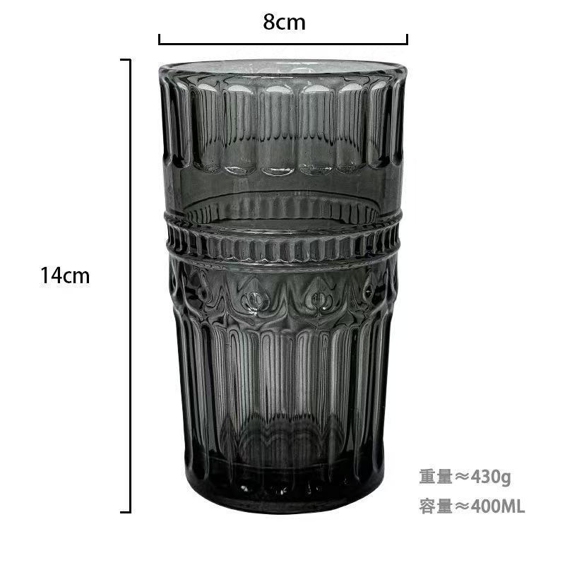 Grey crown big drinking cup