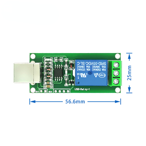 5V 1-Kanal-Relaismodul USB-Relais-Steuersc halter, für Smart Home PC Intelligent Controller, Einweg-Relais modul