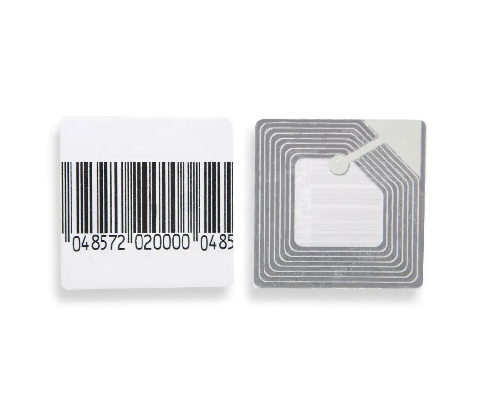 EAS 8.2mhz anti diebstahl barcode label RF sicherheit aufkleber Labels