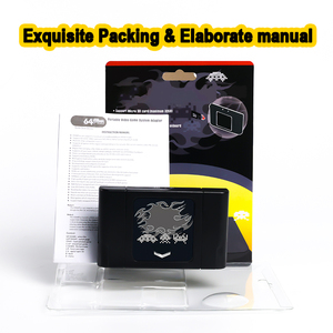 Toptancılar N64 340 konsolu NTSC ve PAL oyun kartuşu için 1 oyun kartı perakende kutusu siyah sürümü ile Video oyunu - Product Image 3
