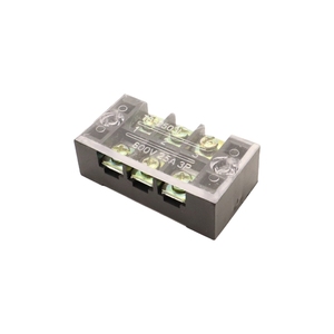 Bloque de terminales TB One in one out Terminal de cableado de cobre Placa de terminales fijas TB-2503 - Product Image 1