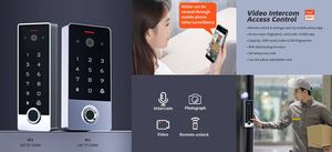 Multi-funzione Wifi Touch tastiera codice della scheda di impronte digitali App Video Intercom sistema di controllo di accesso intelligente