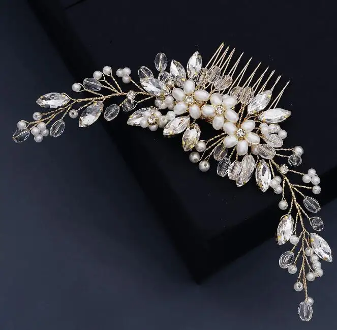 New Ancient Clothing Comb Hand Pearl Salon Bridal Wedding Women Import Jewelry Festival Hair Accessories