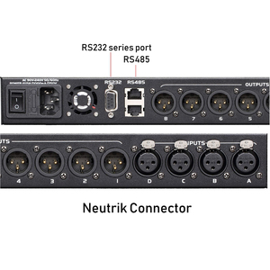 Sistema de sonido profesional para karaoke, procesador de audio con efecto digital, 4 entradas y 8 salidas, 4.8SP, Dante - Product Image 4