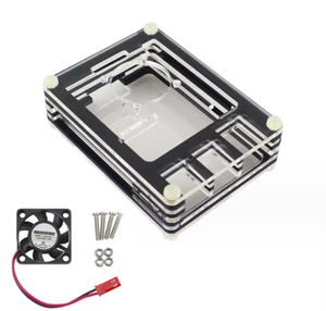 Commercio all'ingrosso Raspberry Pi 4 9 strato acrilico custodia trasparente scatola custodia protettiva per Raspberry Pi 4 modello B - Product Image 4