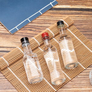 <span class=keywords><strong>Mini</strong></span> garrafa de vidro personalizada, garrafa de vidro uísque com cortiça, 50ml/100ml/200ml/5cl - Product Image 2
