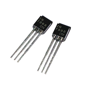 0.3A ทรานซิสเตอร์2N7000 TO-92, ทรานซิสเตอร์พลังงานต่ำ60V N แชนเนลเอฟเฟกต์สนาม MOS 2N7000 - Product Image 3