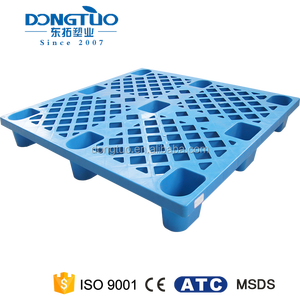 Recycled Plastic Pallets Manufacturers Mesh Grid Nine Feet Pallet for <strong>Warehouse</strong> Storage Stacking <strong>Tray</strong>