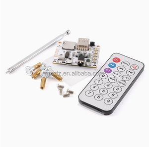 Kit di riproduzione musicale B-luetooth 4.2/Radio FM/riproduzione MP3/telecomando IR