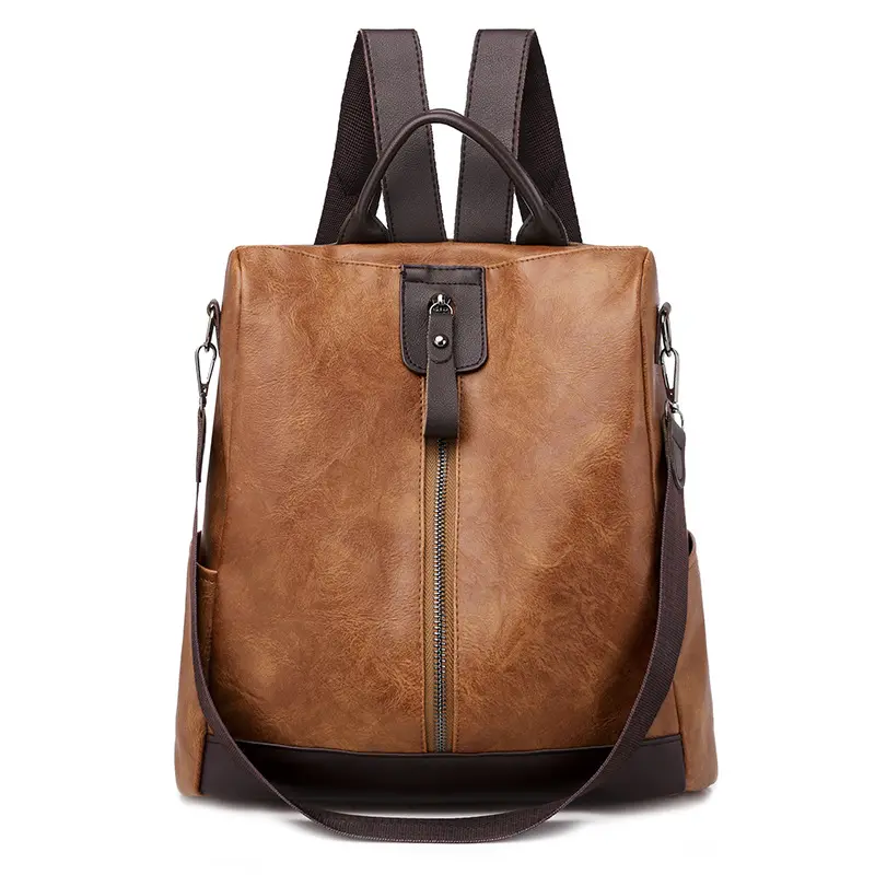 Повседневный женский рюкзак 2023, дамская сумочка из искусственной кожи, Классический рюкзак, стильный кожаный рюкзак