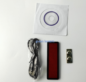 USB Charged <strong>Software</strong> <strong>Programmable</strong> Scrolling <strong>LED</strong> Name Tag Electronic Name Badge Business Card Screen Work Number Plate - Product Image 3