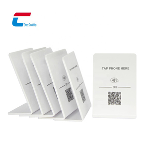 Google Review Stand NTAG213 215 216 Acrylic PVC Programmable NFC Table Stand with Custom Printing - Product Image 2
