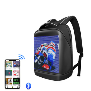 Cep telefonu APP programlanabilir metin görüntü GIF LED sırt çantası Led ekran çantası tam renkli akıllı Led ekran sırt çantası LED okul çantası - Product Image 1