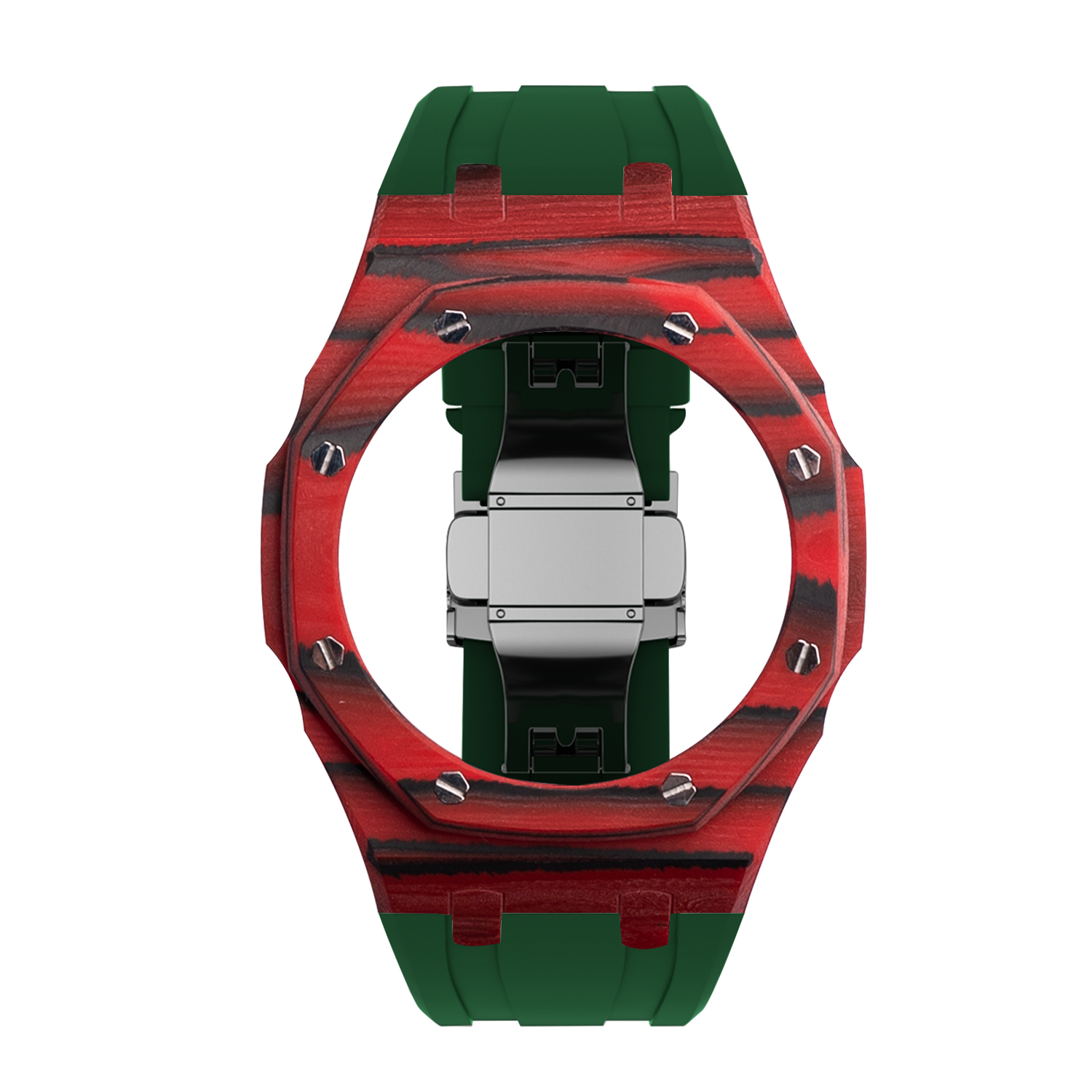 Rouge et vert vibrants