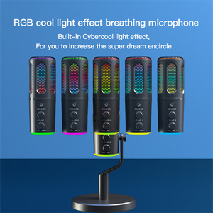 Game DSP Microphone with RGB Light Support Echo Reverb for Gaming/Singing/Live Broadcasting/Short Video <strong>Recording</strong>/etc - Product Image 6