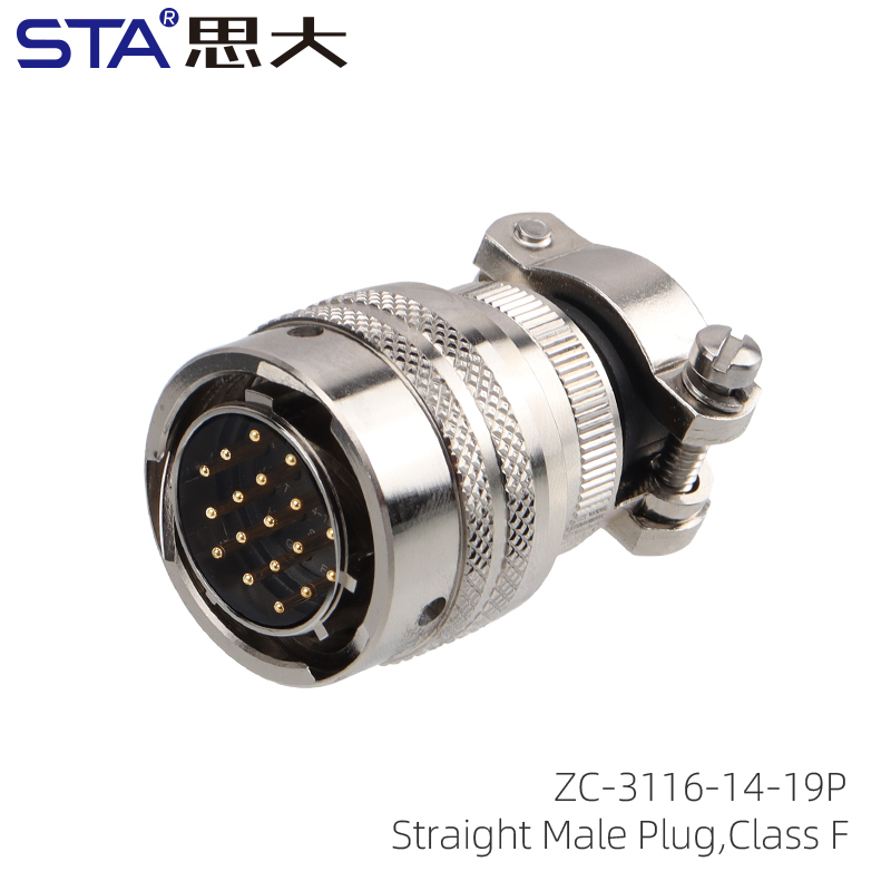 Conector macho recto MS3116F