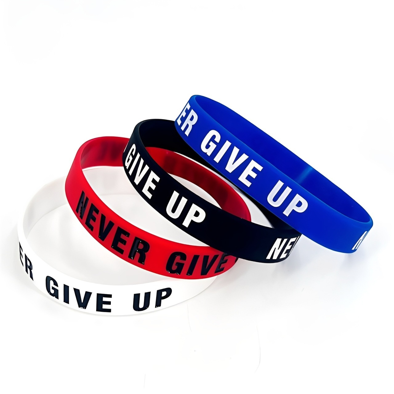 colorful Set of 4 Inspirational Bracelets