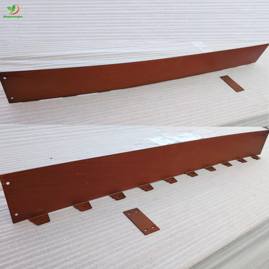 Acciaio corten arrugginito