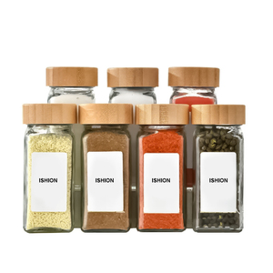 Canister <strong>Spice</strong> <strong>Jars</strong> Herb and <strong>Spice</strong> Containers Seasoning Bottles 50ml 100ml Square Glass <strong>Spice</strong> <strong>Jars</strong> With Lid - Product Image 4