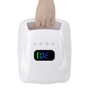 New High Power 96W Charge for 2.<strong>5</strong> Hours Use for 12 Hours RED Light Cordless LED <strong>UV</strong> Nail <strong>Lamp</strong> with Private Label - Product Image 5