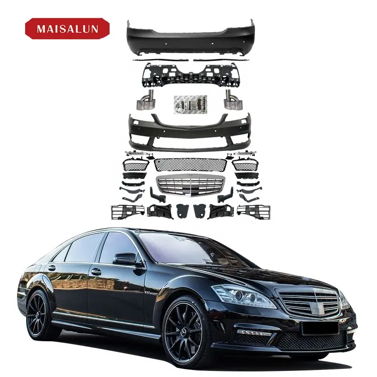 W221 PP pare-chocs de voiture pour classe s 2009-2013y s550 s500 s350 convertir en s63 AMG conception kits de carrosserie conversion w221 facelift