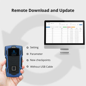Dispositivo de sistema de recorrido de guardia de llamada de voz en línea con huella dactilar GPS en tiempo real GPRS para monitoreo de patrulla de seguridad Software gratuito incluido - Product Image 6