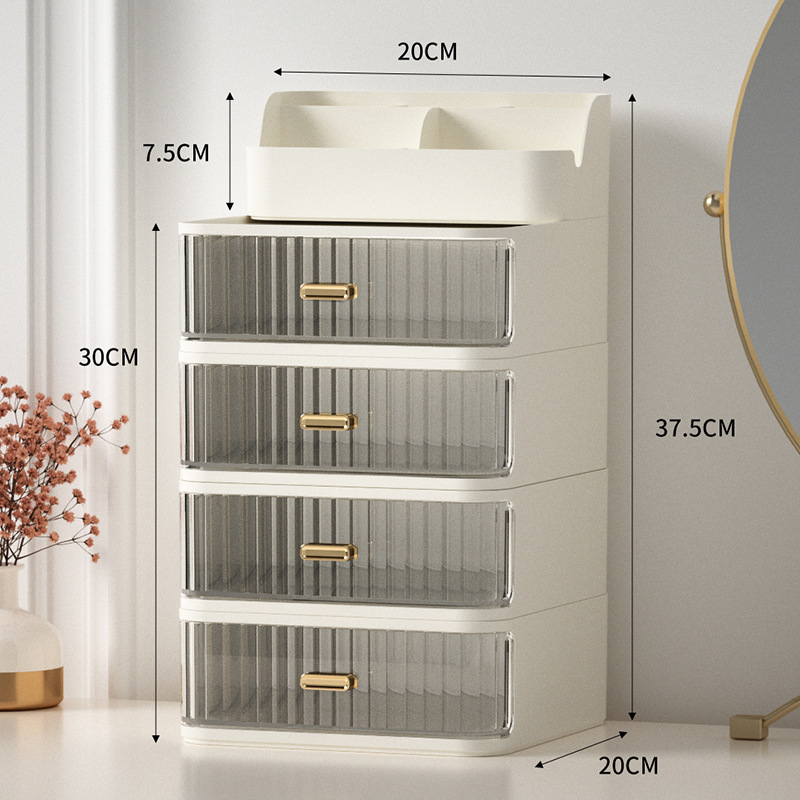 Porte-stylo 4 couches : Blanc lait chaud