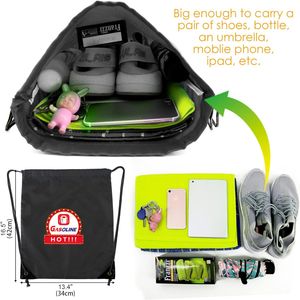 Professional Draw String Sack Pack Diseñador Bolsas con cordón Mochila de cuerda personalizada - Product Image 2