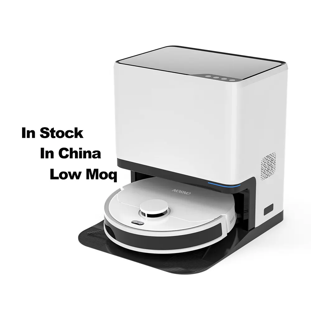 Stock Stock Stock Auto Mop Washing with Empty Wash Fill Dock Self-Emptying Robot Vacuum and Mop